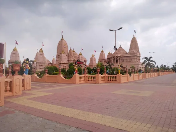 Hermoso Templo Hindú Lugar Histórico Vadodara Gujarat India —  Fotos de Stock