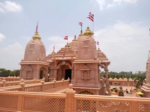 Vackert Hinduiskt Tempel Från Vadodara Gujarat Indien — Stockfoto