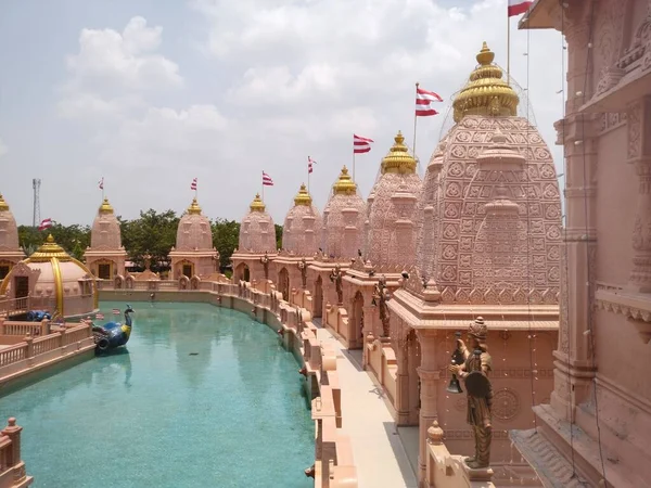 Piękna Hinduska Świątynia Vadodara Gujarat Indie — Zdjęcie stockowe