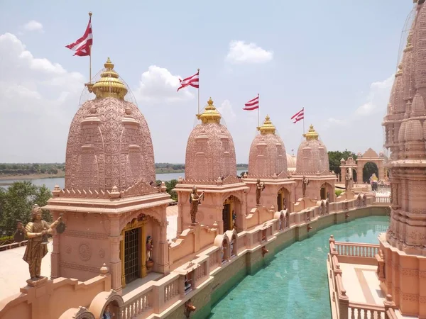 Hermoso Templo Hindú Vadodara Gujarat India —  Fotos de Stock