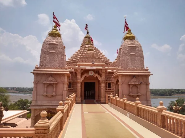 Prachtige Hindoe Tempel Uit Vadodara Gujarat India — Stockfoto