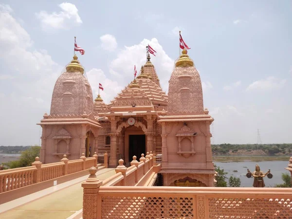 Hermoso Templo Hindú Vadodara Gujarat India —  Fotos de Stock