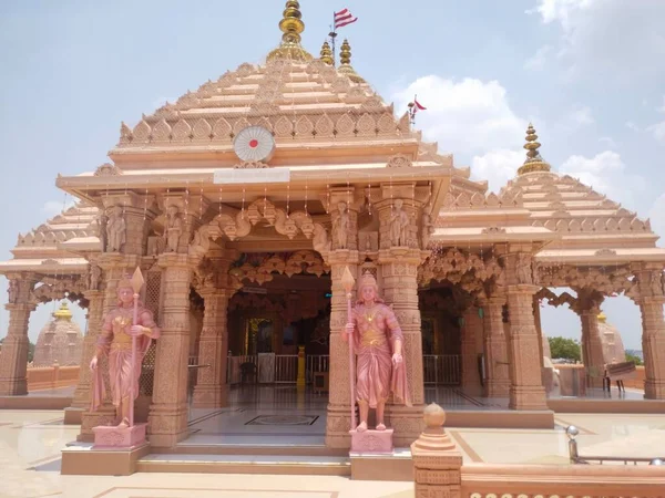 Hermoso Templo Hindú Vadodara Gujarat India —  Fotos de Stock