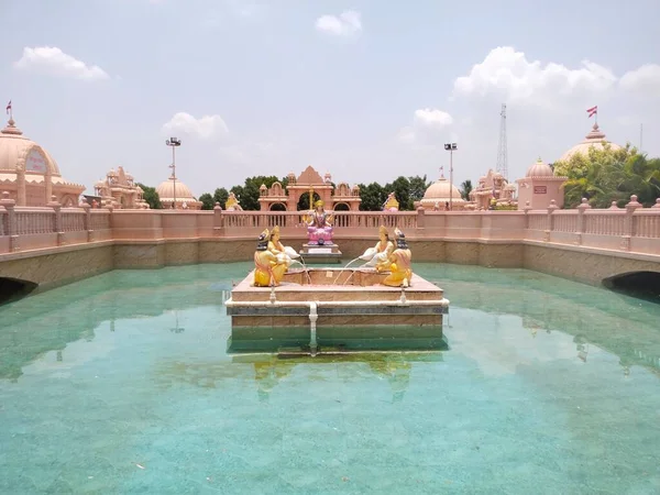 Prachtige Hindoe Tempel Uit Vadodara Gujarat India — Stockfoto