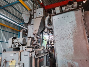 Vadodara Gujarat 'tan sanayi fabrikası ve makine