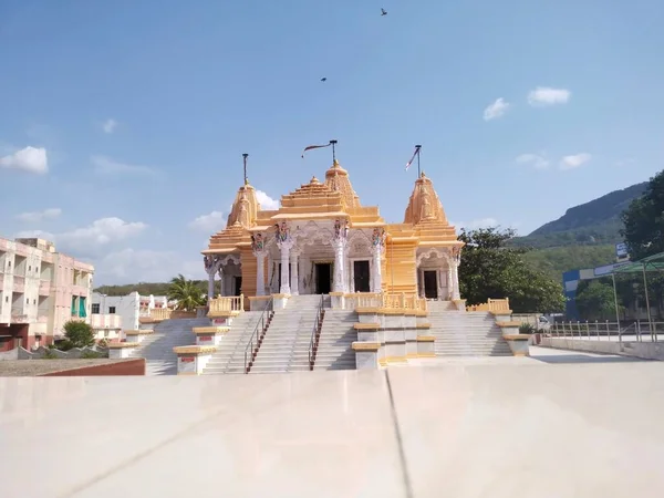 Noul Templu Hindus Din Nilkanth Dham Poicha Gujarat India — Fotografie, imagine de stoc