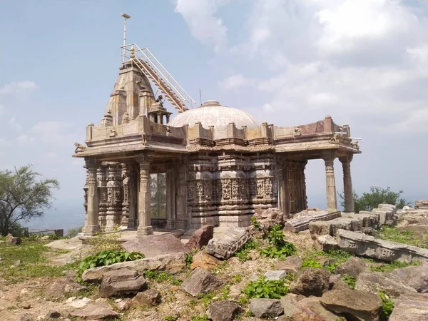 Stare Ruiny Świątyni Hinduskiej Indiach Khajuraho — Zdjęcie stockowe