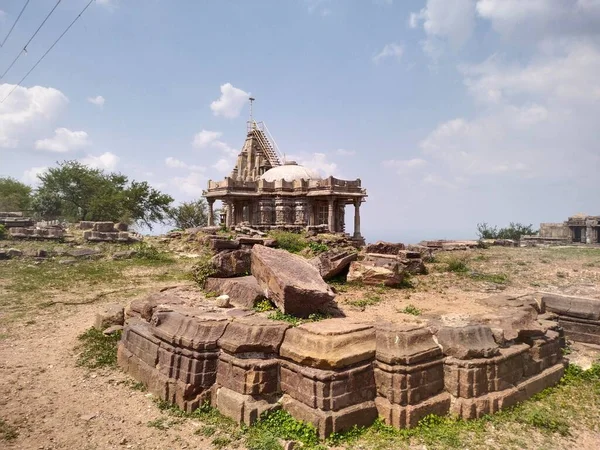 Old Hindu Temple Ruins Khajuraho India — Stock Photo, Image