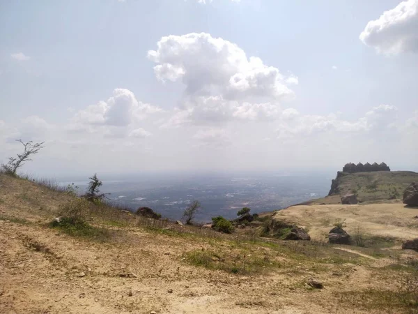 Bosque Vista Montaña Pavagadh — Foto de Stock