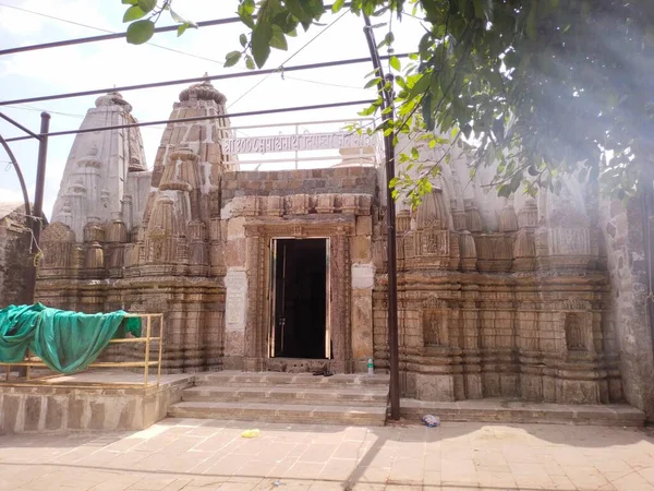 Old Hindu Temple Ruins Khajuraho Temple — Stock Photo, Image