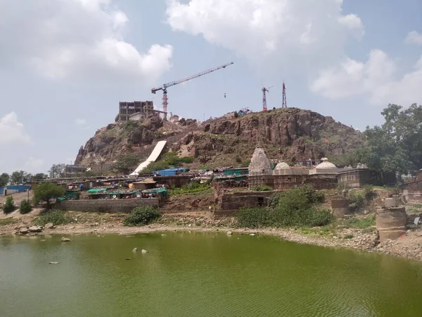 Bergdorf Von Pavagadh Champaner Gujarat Indien — Stockfoto