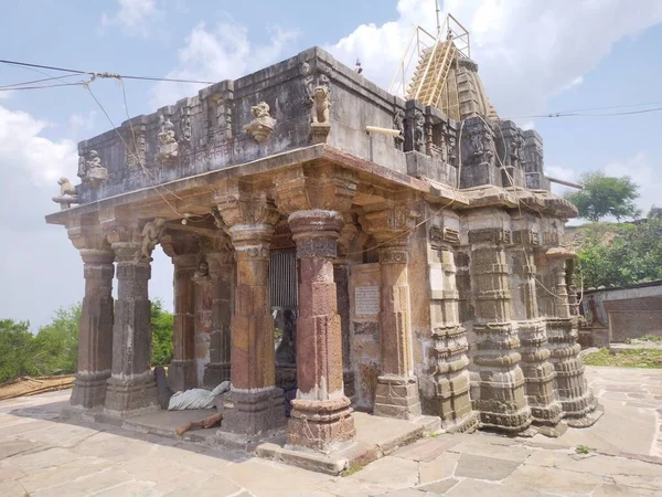 Antigo Templo Hindu Khajuraho Índia — Fotografia de Stock