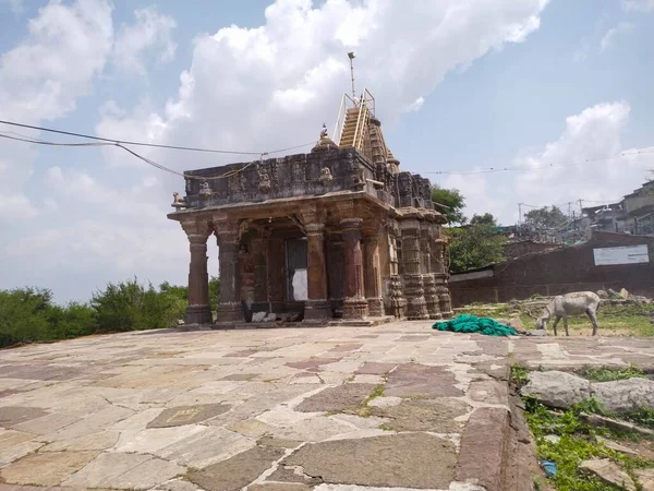 Khajuraho Hindistan Daki Eski Hindu Tapınağı — Stok fotoğraf
