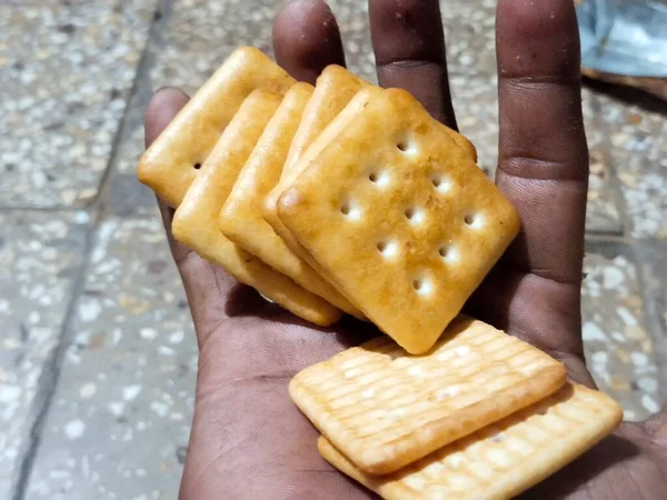 Biscuit Background Check — Stock Photo, Image