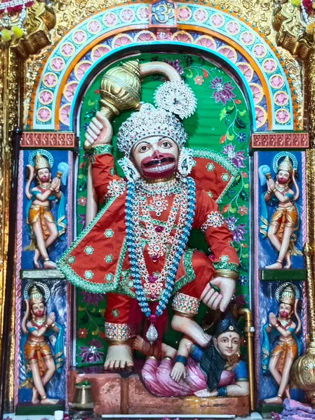 Hinduistische Gottesstatue Von Nilkanth Dham Poicha Gujarat Indien — Stockfoto