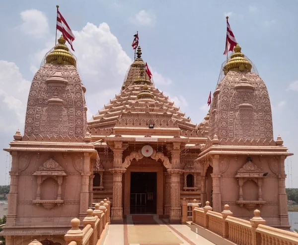 Hindoe Tempel Van Nilkanth Dham Poicha Gujarat India — Stockfoto
