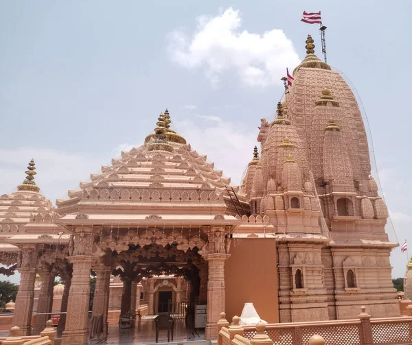 Hindu Tempel Från Nilkanth Dham Poicha Gujarat Indien — Stockfoto