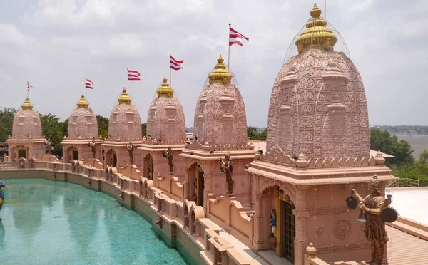 Templo Hindú Nilkanth Dham Poicha Gujarat India —  Fotos de Stock