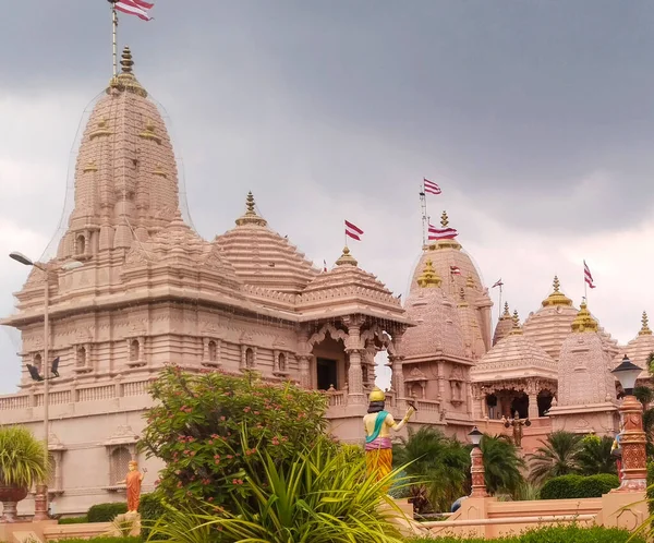 Hindoe Tempel Van Nilkanth Dham Poicha Gujarat India — Stockfoto