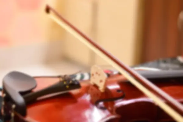Nahaufnahme Einer Geige Sehr Weiches Def Feld Foto Verwischen — Stockfoto