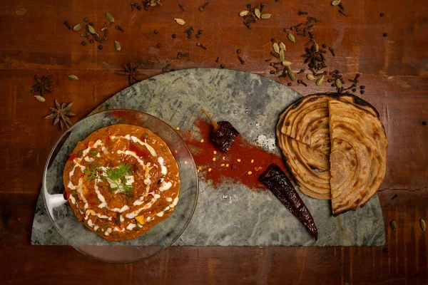 Dal Makhani Daal Makhni Una Comida Popular Punjab India Hecha —  Fotos de Stock