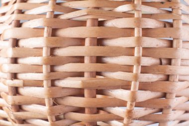 Geleneksel el işi Tayland tarzı desen dokuması. Mobilya malzemesi için arka plan hasır yüzey