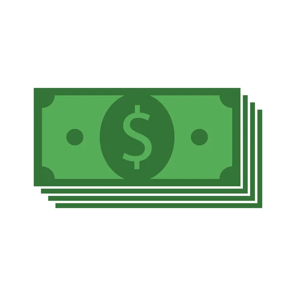 Geld pictogram vector — Stockvector