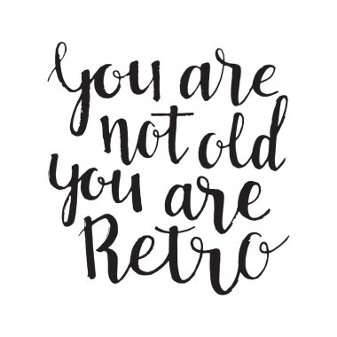 Retro kavramsal handdrawn ifade