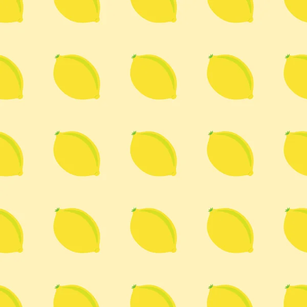 Лемон бесшовный рисунок — стоковый вектор