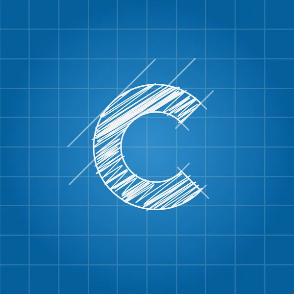 C 信建筑计划 — 图库矢量图片