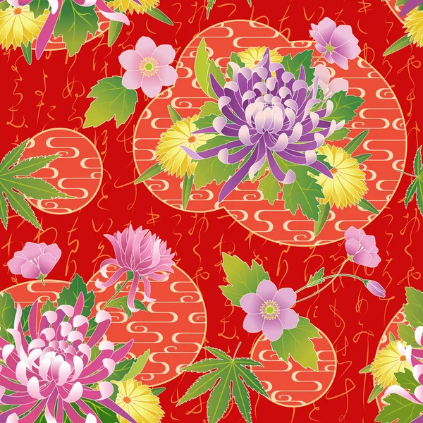 Seamless asian traditional pattern. — Stock Vector