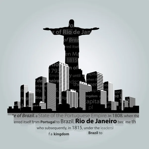 Rio de janeiro — Vettoriale Stock