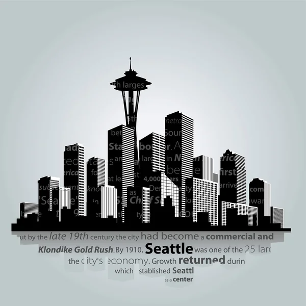 Seattle — Vector de stock