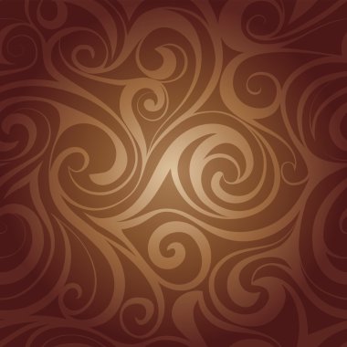 Çikolata sıvı swirls