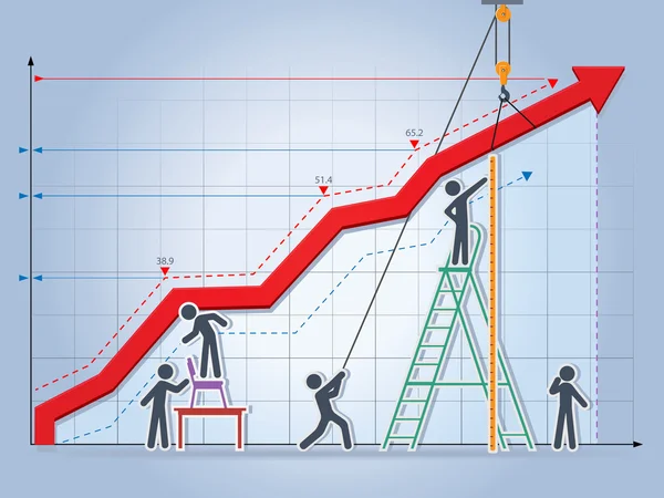 Iyi bir ekip çalışması — Stok Vektör