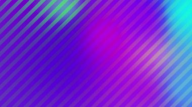 Hareketli çapraz çizgili renkli soyut eğimli arkaplan. 4k görüntü