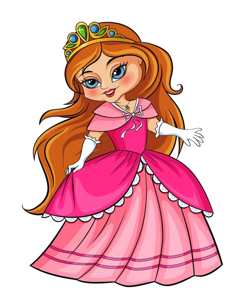 Linda princesita — Vector de stock