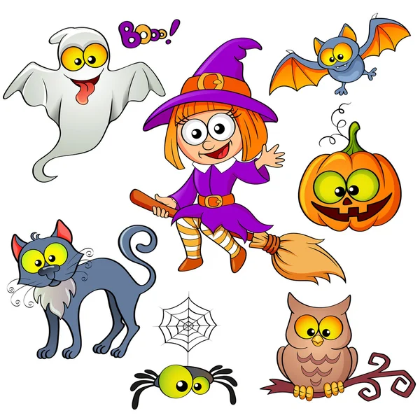 Halloween elemek — Stock Vector