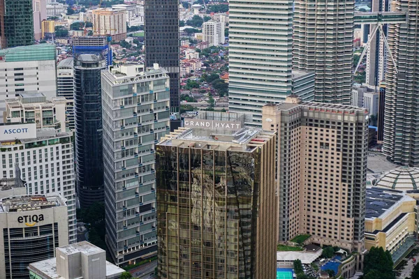 Close View Grand Hyatt Hotel Kuala Lumpur Μαλαισία — Φωτογραφία Αρχείου
