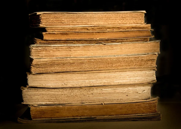 Des livres anciens. Gros plan — Photo