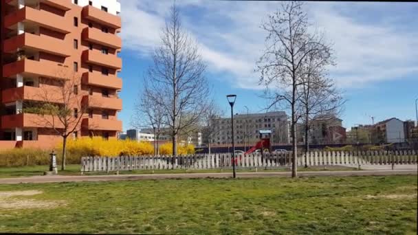 Los Parques Infantiles Los Parques Cerraron Después Del Cierre Para — Vídeos de Stock