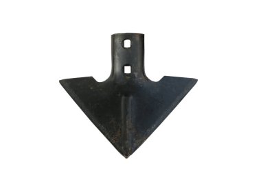 Küreme bıçağı. Beyazda izole edilmiş. Modern tarım makineleri