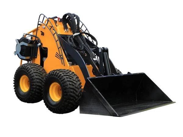 Imagen Cargador Con Mando Distancia Imagen Aislada Bulldozer Cargador Frontal — Foto de Stock