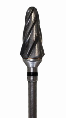 Kesici. Oymacı. Oyma aleti. Takma diş üretimi için bir araç. Diş aletleri. Beyazda izole edilmiş. Öğütücü alet. Mücevher aleti. Metal kesme aleti. Elmas alet. İyi iş çıkardın. Kusursuz cilalama.