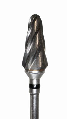Kesici. Oymacı. Oyma aleti. Takma diş üretimi için bir araç. Diş aletleri. Beyazda izole edilmiş. Öğütücü alet. Mücevher aleti. Metal kesme aleti. Elmas alet. İyi iş çıkardın. Kusursuz cilalama.