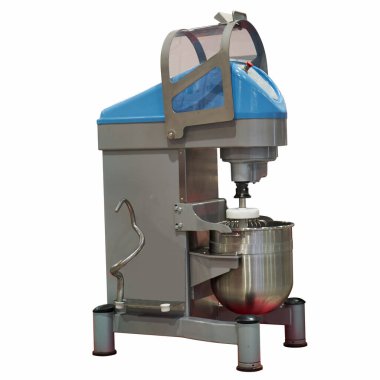 Mikserin görüntüsü. Beyazda izole edilmiş.