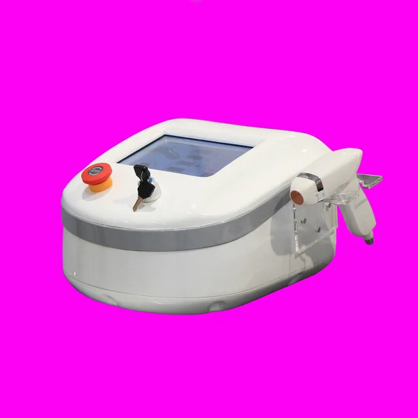 Cosmetic LED laser device for photodynamic therapy. Beauty industry. Cosmetic tool. Smoothing the skin. Skin rejuvenation. Skin tightening. Peeling. Youthful skin.  Skin softening. Skin nutrition. Increased elasticity and resilience. Tones up.