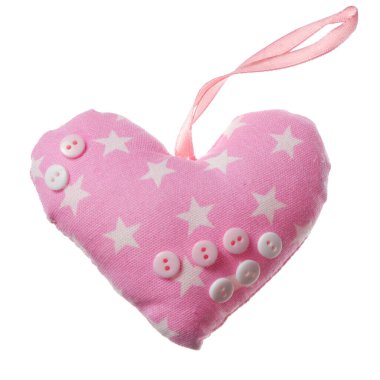 Ev yapımı yumuşak oyuncak. El işi. Beyazda izole edilmiş.