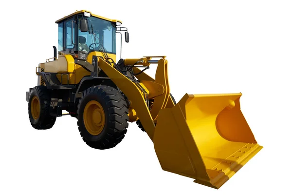 Front Loader Isolated White Front Loader Front End Loader — Stock Photo, Image