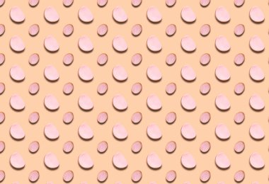 Dilimlenmiş sosis ve hafif arka planda sosis deseni. Bakkal geçmişi. Şablonlar, baskılar.